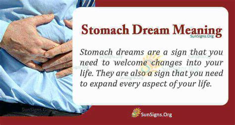  Decoding the Symbolic Significance of Dreaming about a Stomach 