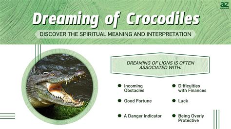  Exploring the Cultural Depictions of Crocodiles in Dreams 