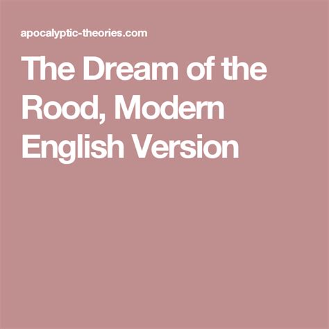  Exploring the significance of "Dream about the Rood" in contemporary society 