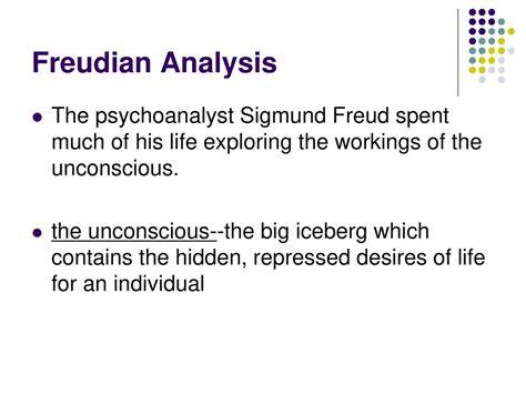  Freudian Interpretation: Uncovering the Hidden Desires