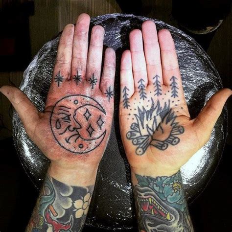  Interpretations of Various Designs for Tattoos on the Palm 