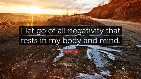  Letting Go of Negativity 