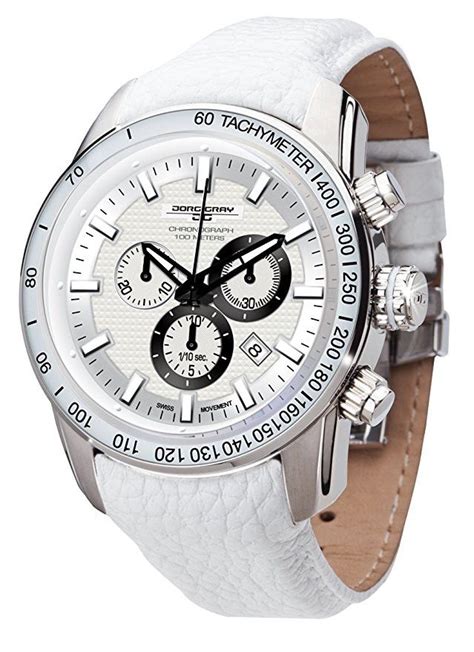  Masculine and Stylish: Exquisite White Watches for Men 