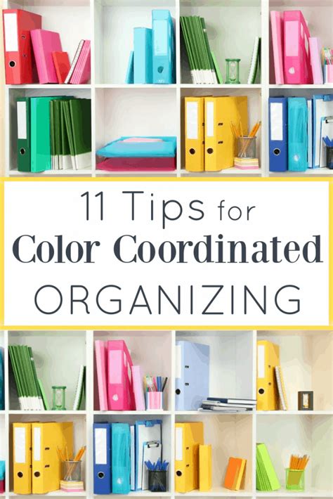  Organize Based on Color or Theme for Visual Appeal 