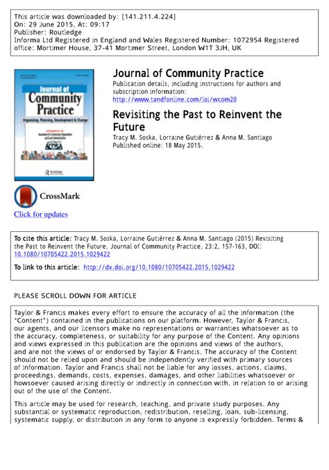  Reinventing the Present: Understanding the Impact of Revisiting Past Residences on Present Life Choices 