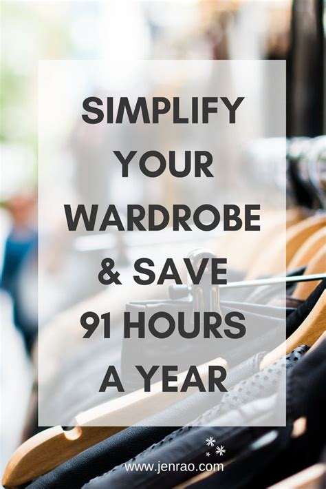  Simplify Decision-Making with a Capsule Wardrobe 