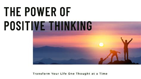  The Power of Positive Thinking: Transforming Your Perspective for Greater Happiness 