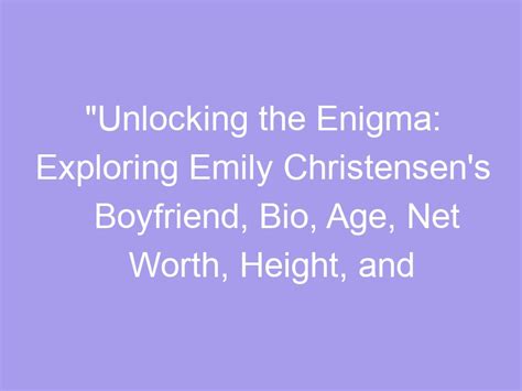  Unlocking the Enigma: Exploring Melody Charm's Personal Details and Body Measurements 