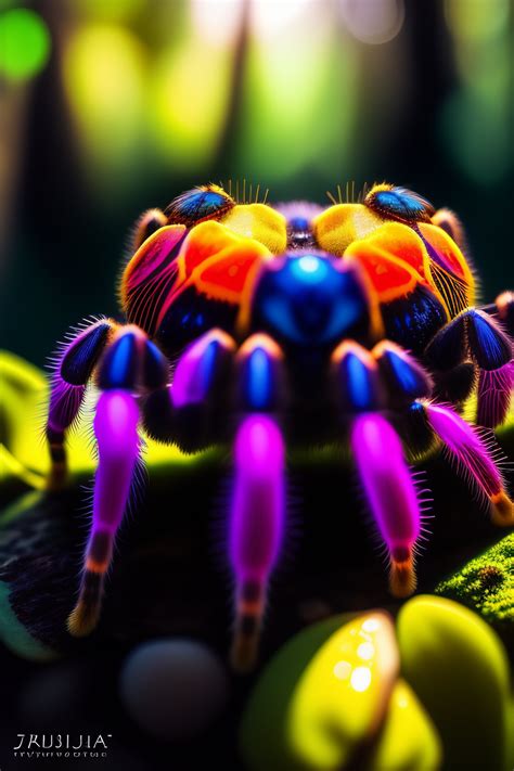 A Colorful Nightmare: Unforgettable Dreams of a Vibrant Tarantula