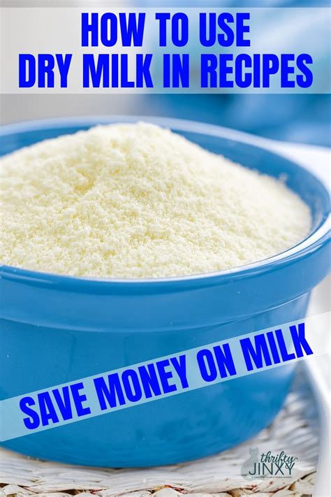 A Convenient Alternative: How Powdered Milk Can Save You Money and Space