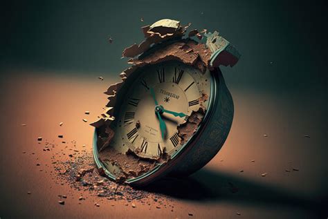 A Fragmented Reality: Unraveling the Symbolism of a Shattered Timepiece