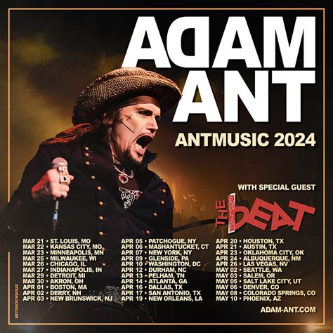 A Glimpse into the Future: Adam Ant's Current Projects and Plans