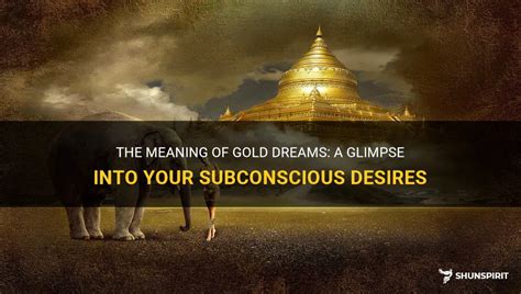 A Glimpse into the Subconscious: Interpreting Dreams of Gold Jewelry