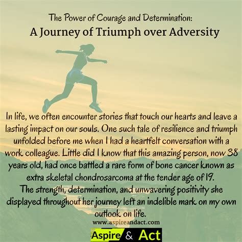 A Journey of Determination and Triumph
