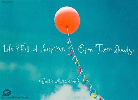 A Life Full of Surprises