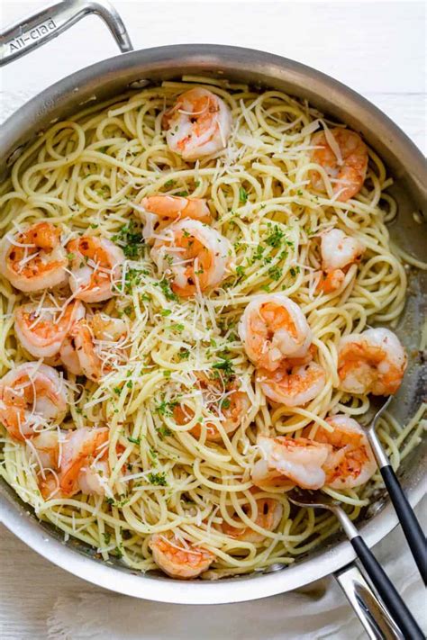 A Simple Twist: Garlic Parmesan Pasta with Shrimp