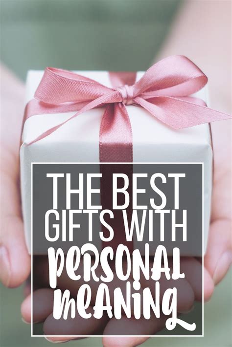 A Unique Present with Personal Meaning