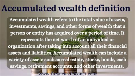 Accumulated Wealth and Charitable Pursuits