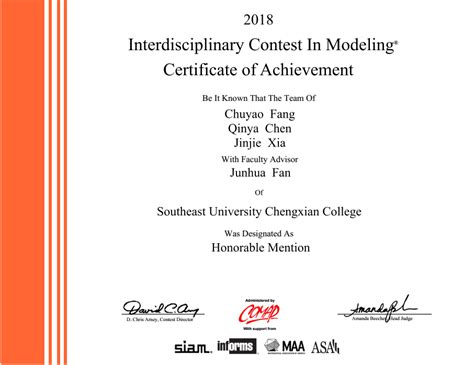 Achievements in Modeling