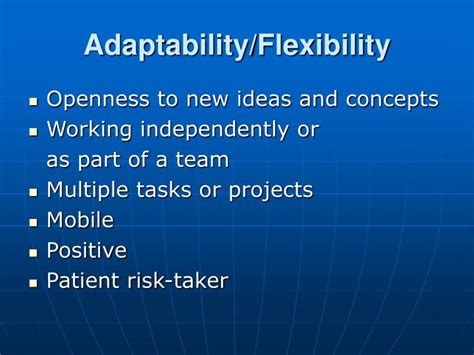 Adaptability and Flexibility: Fine-tuning Your Approach for Success