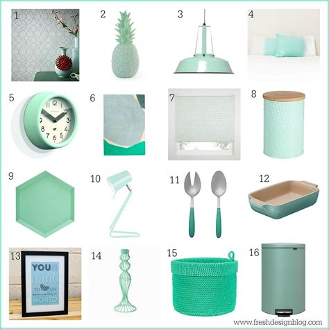 Add a Touch of Minty Freshness with Accessories