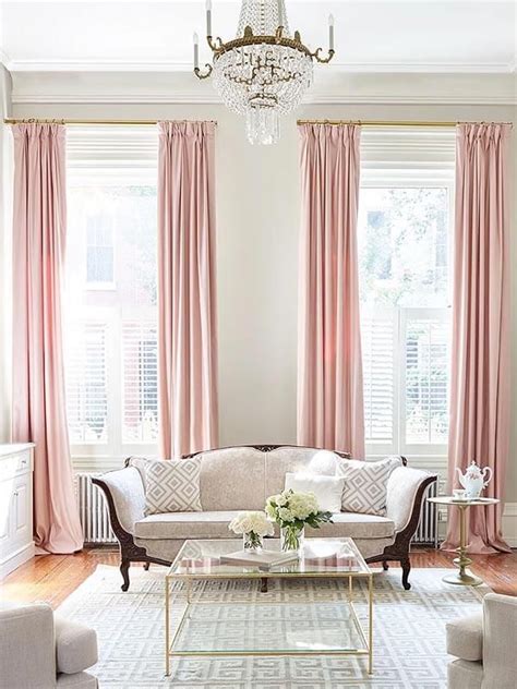 Adding a Feminine Touch: Pink Curtains as a Statement Piece