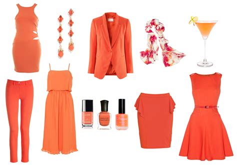 Adding a Pop of Color to Your Style: Integrating Tangerine and Apricot Attire