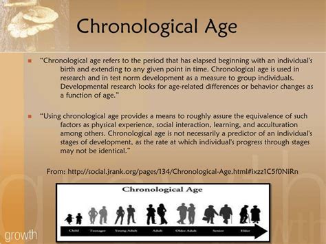 Age: A Chronological Journey