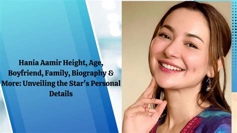 Age and Height: Unveiling Personal Details