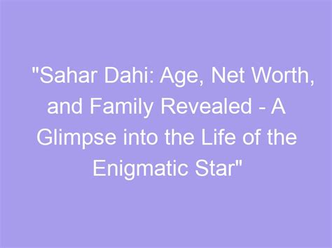 Age of the Enigmatic Star