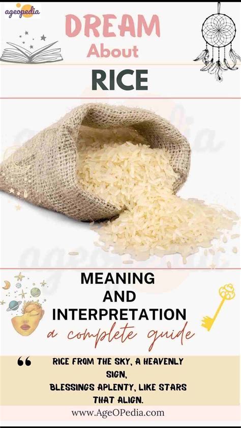 An Insight into the Spiritual Significance of Untreated White Rice in Dream Interpretation