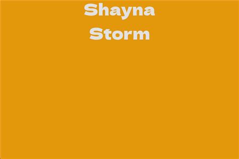 Analyzing Shayna Storm's Success and Acclaim in the Industry