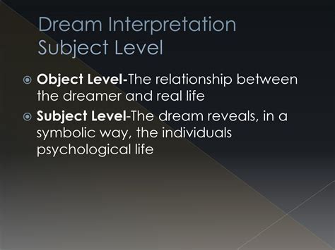 Analyzing the Relationship Between the Dreamer and the Fearful Individual