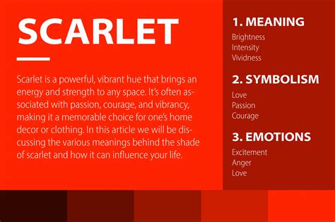 Analyzing the Symbolism of the Color Scarlet in Visions