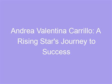 Andrea Mercedes: A Rising Star's Journey