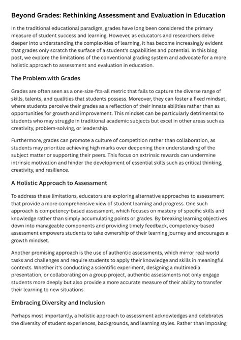 Beyond Grades and Assessments: Rethinking Evaluation in an Uncharted Learning Environment