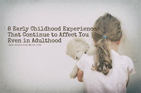 Beyond Reality: How Childhood Aspirations and Reminiscences Influence our Adult Experiences