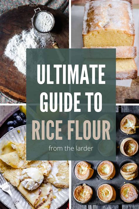 Beyond the Kitchen: Other Applications for Rice Flour