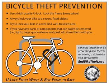 Beyond the Stolen Bicycle: Preventing Future Thefts