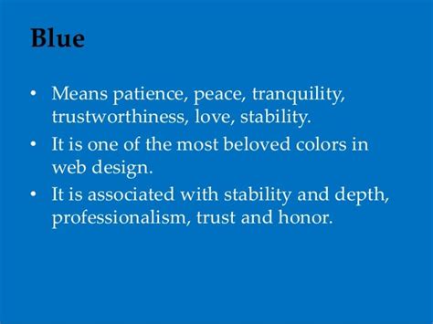 Blue Dreams: Exploring the Link between the Color Blue and Feelings of Peace and Tranquility