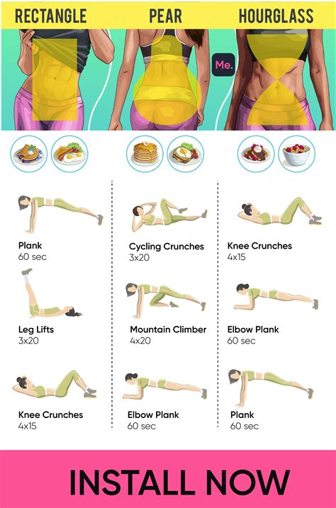 Body Shape and Fitness Routine