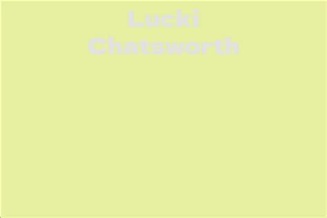 Breaking Down Lucki Chatsworth's Remarkable Wealth