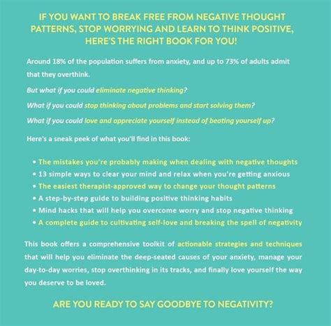 Breaking Free from Negativity: Strategies for Conquering Pessimistic Thoughts