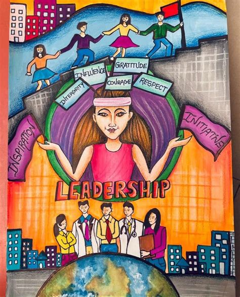 Building Inspiring Examples for Young Leaders through Posters