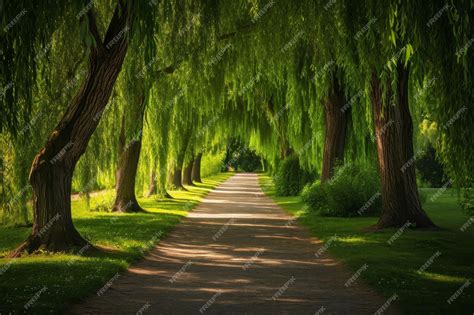 Capturing the Splendor of the Weeping Willow's Charm Through Art and Photography