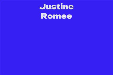 Career Beginnings: How Justine Romee Made Her Mark in the Industry