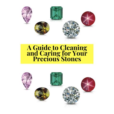 Caring for and Cleaning Golden Gemstones