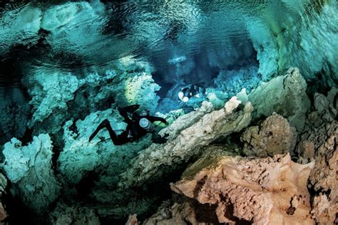 Cave Diving: Embracing the Excitement of Venturing through Constricted Subterranean Passageways