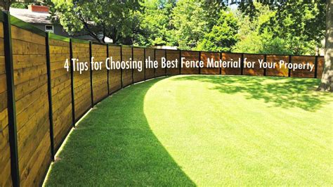 Choosing the Ideal Material for Your Elegant Fence