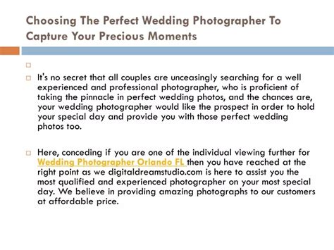 Choosing the Ideal Wedding Photographer to Capture Your Precious Memories